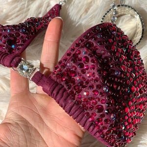 BURGUNDY WINE RED 🍇 COMPETITION BIKINI